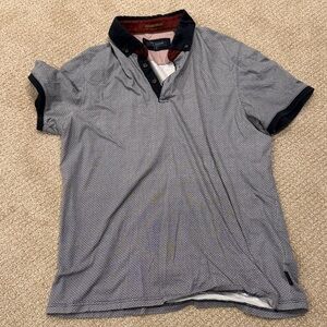 Ted Baker Blue and Red Polo Shirt